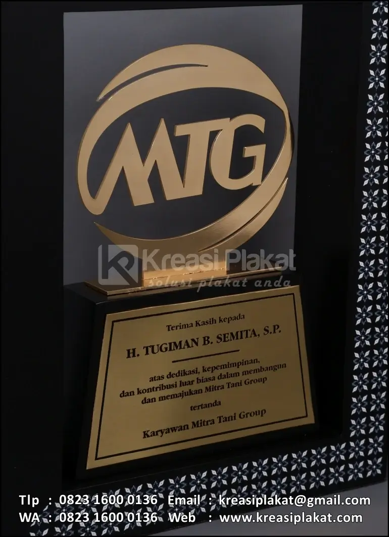 Detail PL94 Plakat Logam Mitra Tani Group