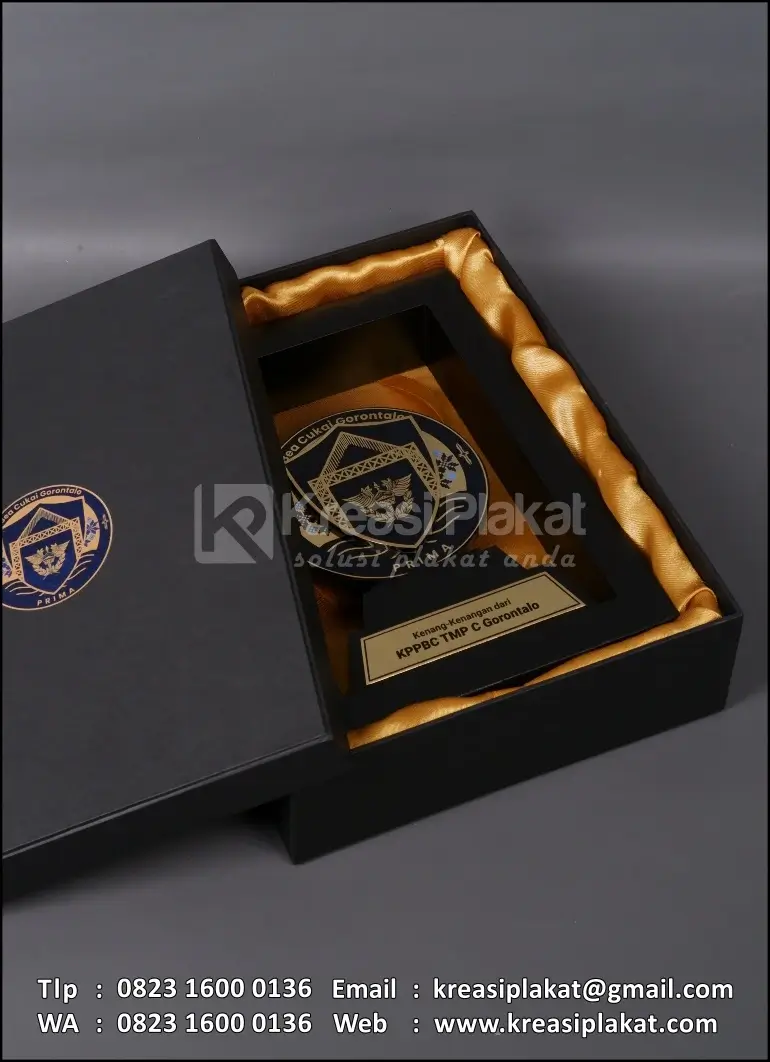 Box PL95 Plakat Logam Bea Cukai Gorontalo