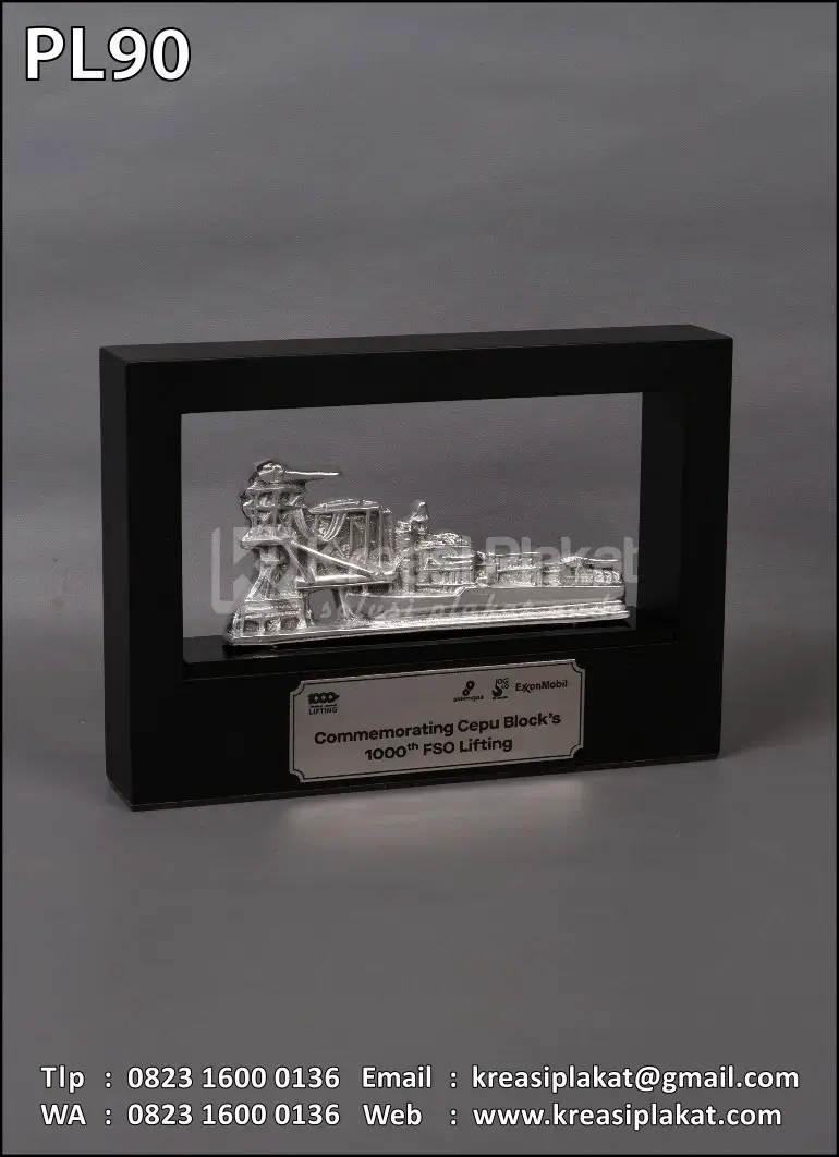 PL90 Plakat Logam 1000th FSO Lifting