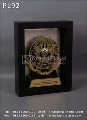 PL92 Plakat Logam Bea Cukai Cikarang
